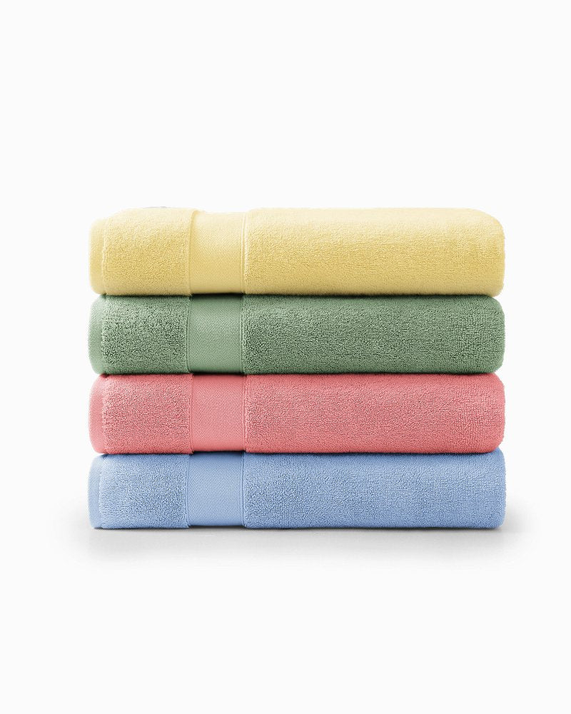 Pineapple Bay 6-Piece Bath Towel Set - Canary Yellow