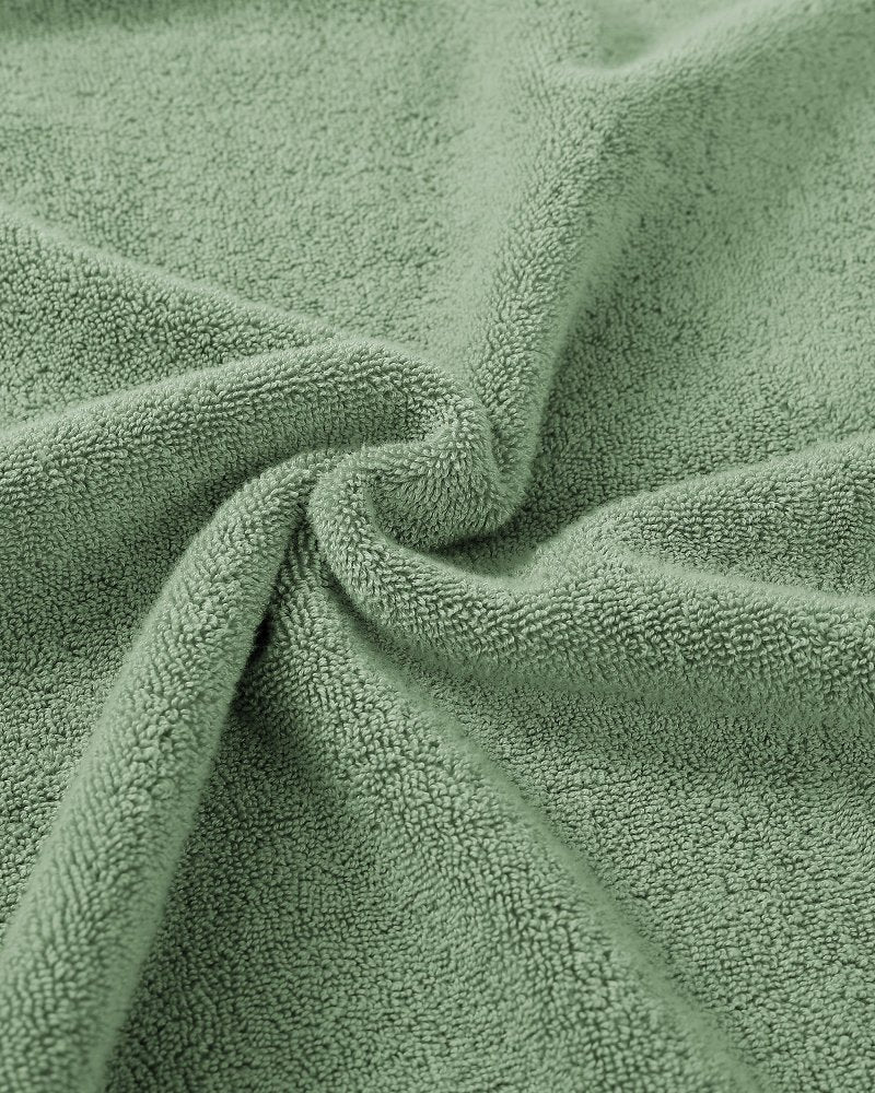 Pineapple Bay 6-Piece Bath Towel Set - Matcha
