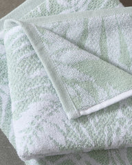 Lago Palm 2-Piece Bath Towel Set - Coconut