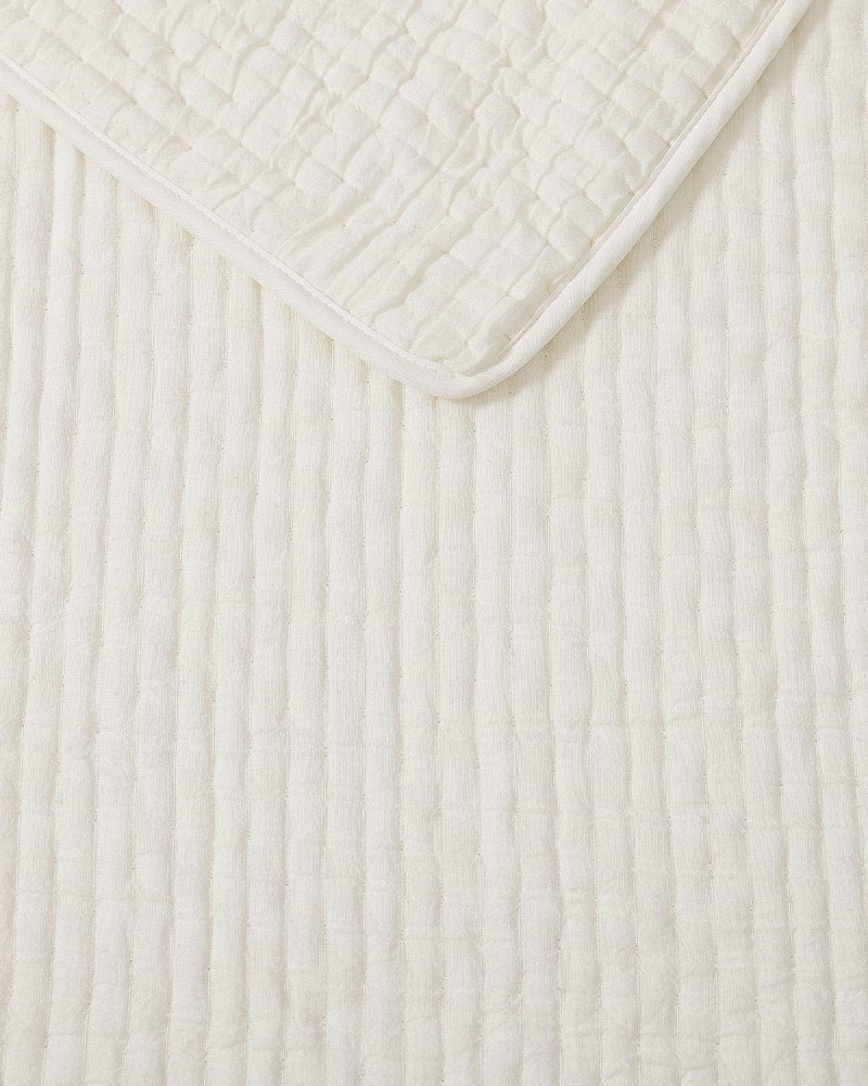 Island Estate Ventura Full/Queen Quilt Blanket - Ivory