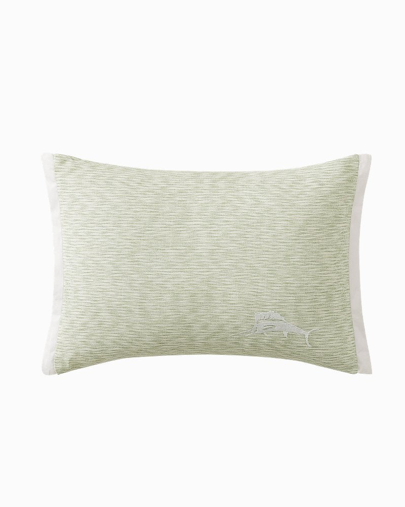 Palm Paradise Decorative Pillow - Sage Green