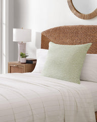 Palm Paradise Euro Sham - Sage Green