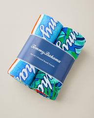 Tropical Jungle Beach Towels - Set of 2 - Multicolor