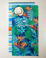Tropical Jungle Beach Towels - Set of 2 - Multicolor