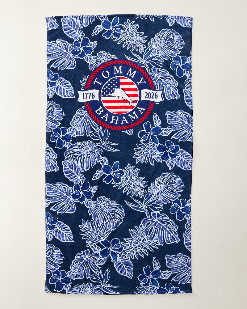 Heritage Hibiscus Beach Towels — Set of 2 - Multicolor