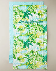 Tropical Toile &amp; Marlin Paradise Beach Towels - Set of 2 - Multicolor