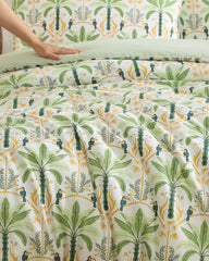 Mystic Palms Reversible 3-Piece Full/Queen Comforter Set - Multicolor