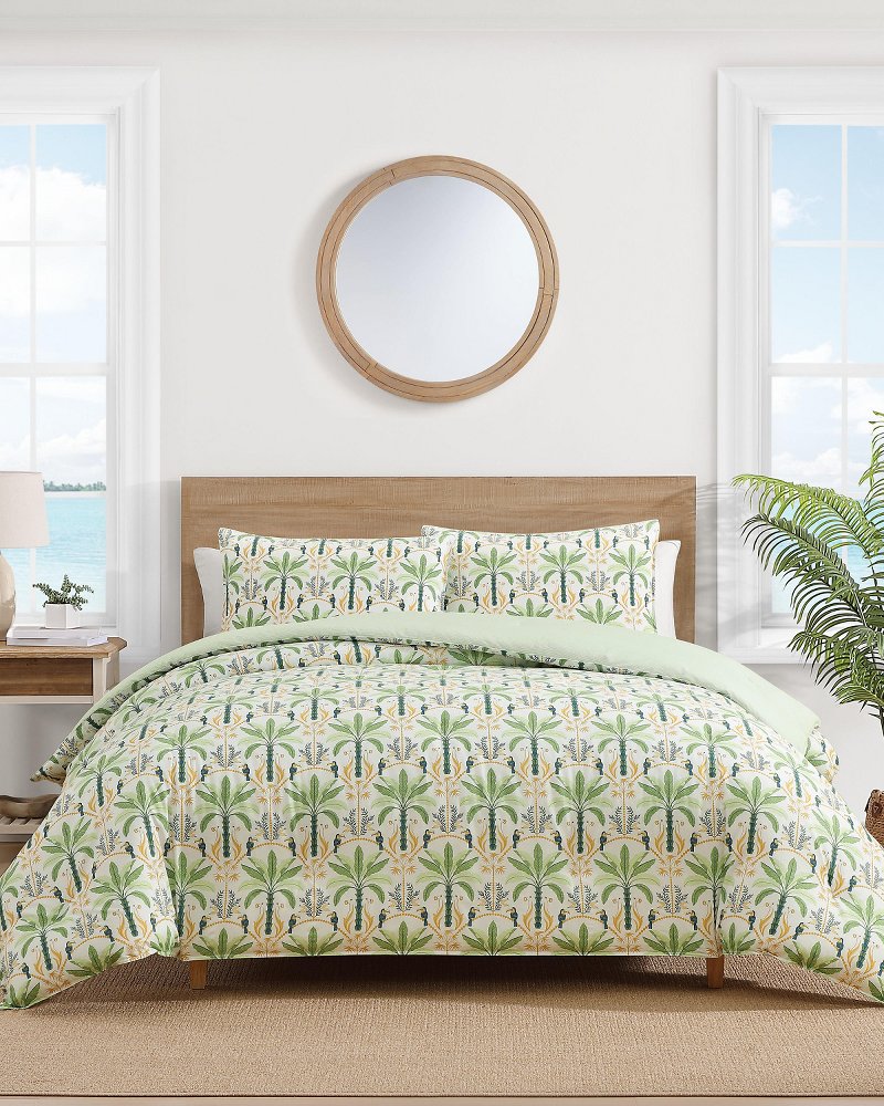 Mystic Palms Reversible 3-Piece Full/Queen Comforter Set - Multicolor