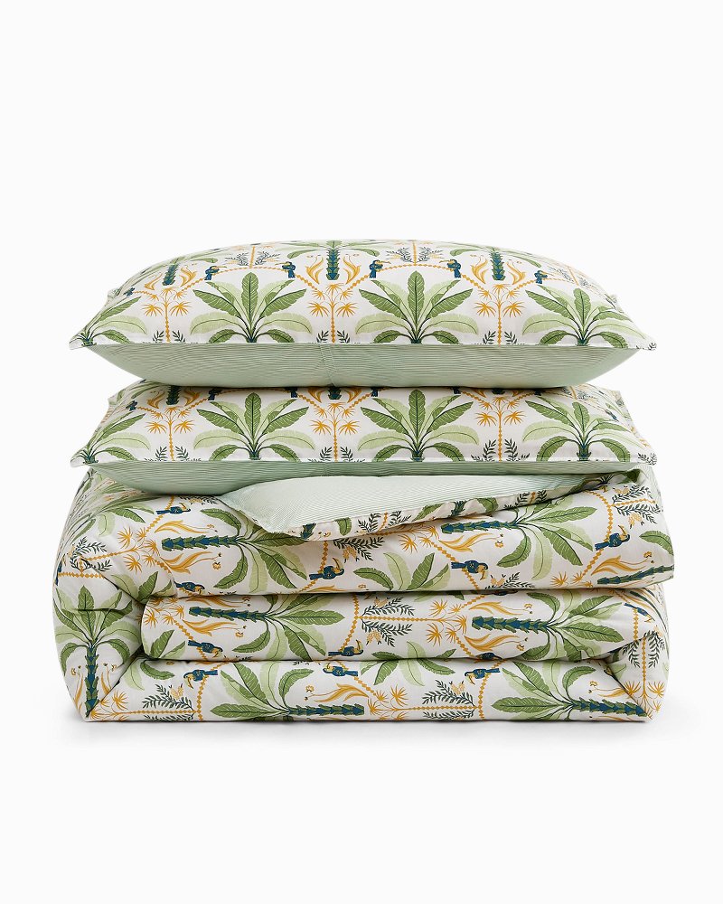 Mystic Palms Reversible 3-Piece King Comforter Set - Multicolor