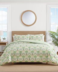 Mystic Palms Reversible 3-Piece King Comforter Set - Multicolor