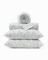 Tee Time 4-Piece Queen Sheet Set - Multicolor