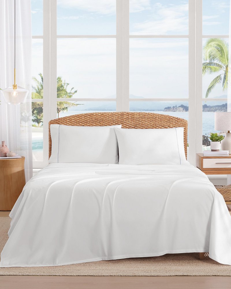 Boardwalk 4-Piece Queen Sheet Set - Blue