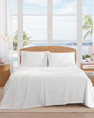 Boardwalk 4-Piece Queen Sheet Set - Blue