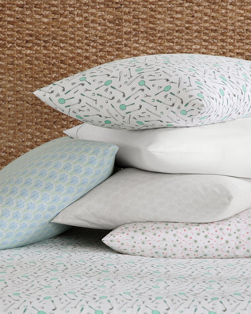 Boardwalk 4-Piece Queen Sheet Set - Blue