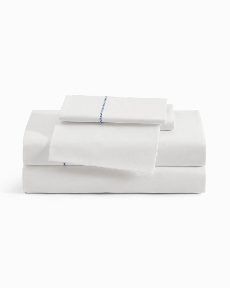 Boardwalk 4-Piece Queen Sheet Set - Blue