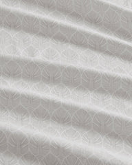 Line Palms 4-Piece King Sheet Set - Stone Grey