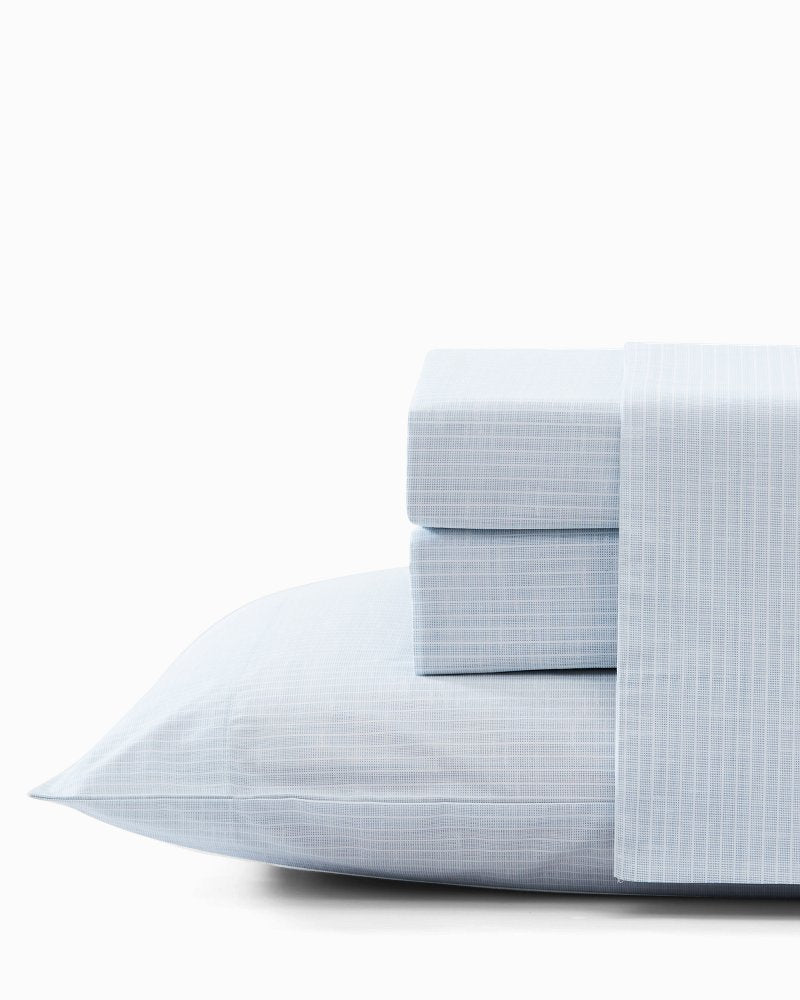 Ala Moana Stripe 3-Piece Twin Sheet Set - Ocean