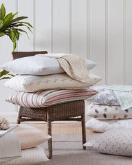 Beach Chairs 3-Piece Twin Sheet Set - White/Blue