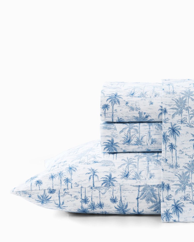 Surfside 3-Piece Twin Sheet Set - Fresh Blue