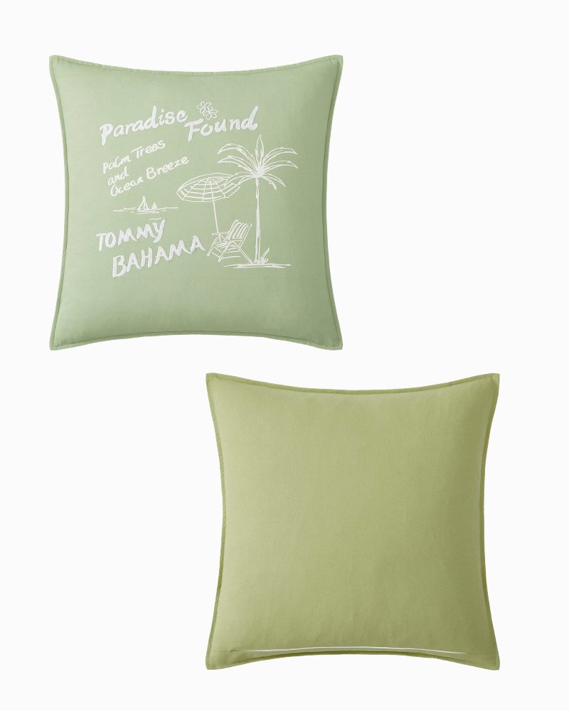 Paradise Found Green Decorative Pillow - Green