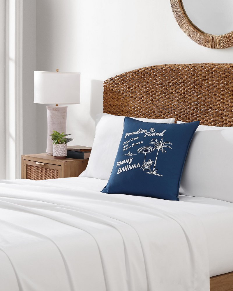 Paradise Found Navy Decorative Pillow - Indigo
