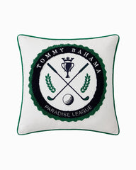 Paradise League Decorative Pillow - Green/White