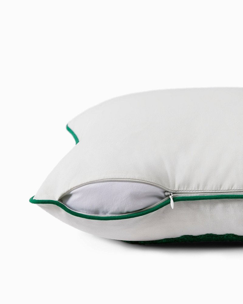 Paradise League Decorative Pillow - Green/White