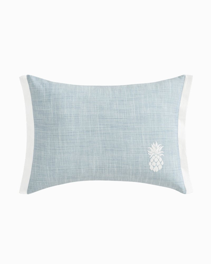 Ocean Bay Pineapple Decorative Pillow - Light Blue