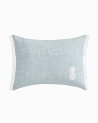 Ocean Bay Pineapple Decorative Pillow - Light Blue
