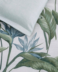 Birds of Paradise Reversible 3-Piece Full/Queen Comforter Set - Blue/Greenblue