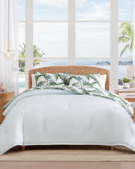 Birds of Paradise Reversible 3-Piece Full/Queen Comforter Set - Blue/Greenblue