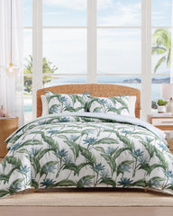 Birds of Paradise Reversible 3-Piece Full/Queen Comforter Set - Blue/Greenblue