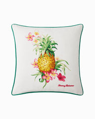 Pineapple Botanic Decorative Pillow - Pink/Green