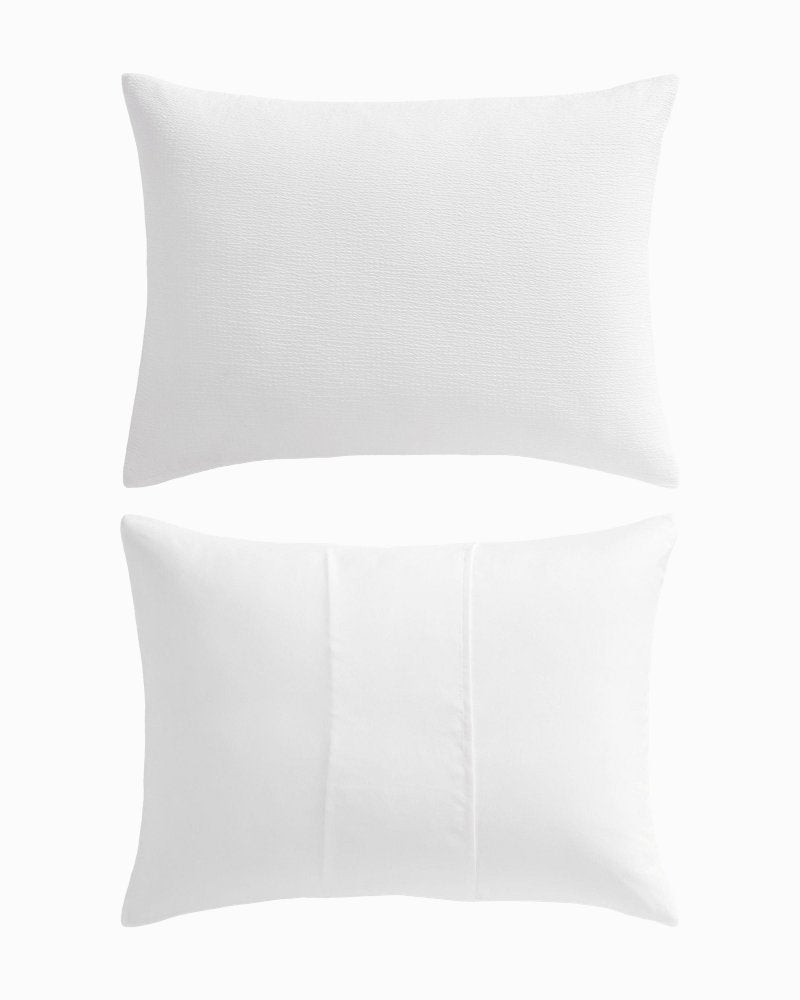 Pebble Texture Reversible 3-Piece Full/Queen Comforter Set - White