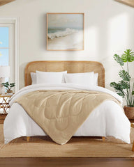 Cool Zone Throw Blanket - Beige