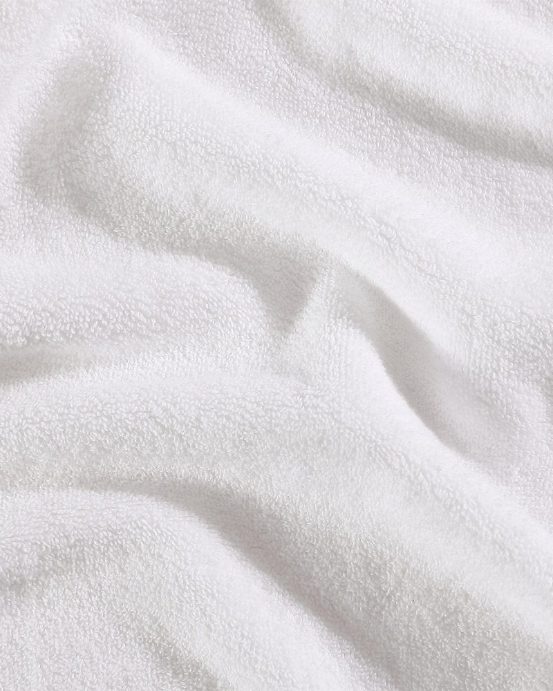 Pineapple Bay 6-Piece Bath Towel Set - White/Lt Beige