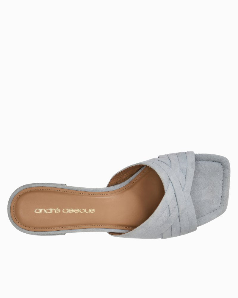 André Assous Jordan Sandals - Sky Blue Suede