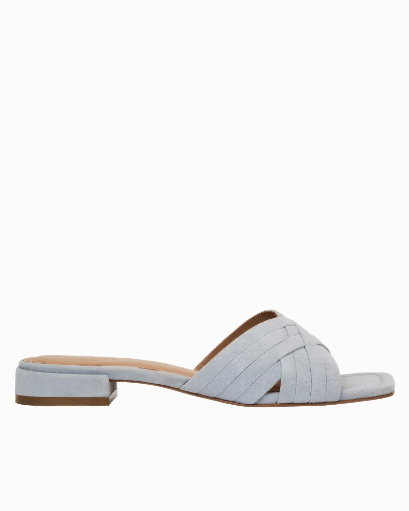 André Assous Jordan Sandals - Sky Blue Suede