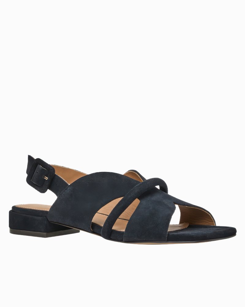 André Assous Journee Sandals - Navy Suede