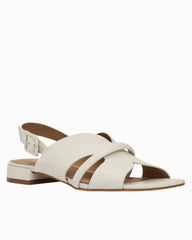 André Assous Journee Sandals - Vanilla Leather