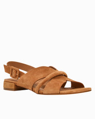 André Assous Journee Sandals - Caramel Suede