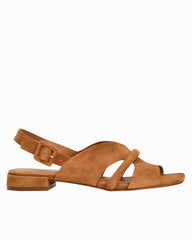 André Assous Journee Sandals - Caramel Suede