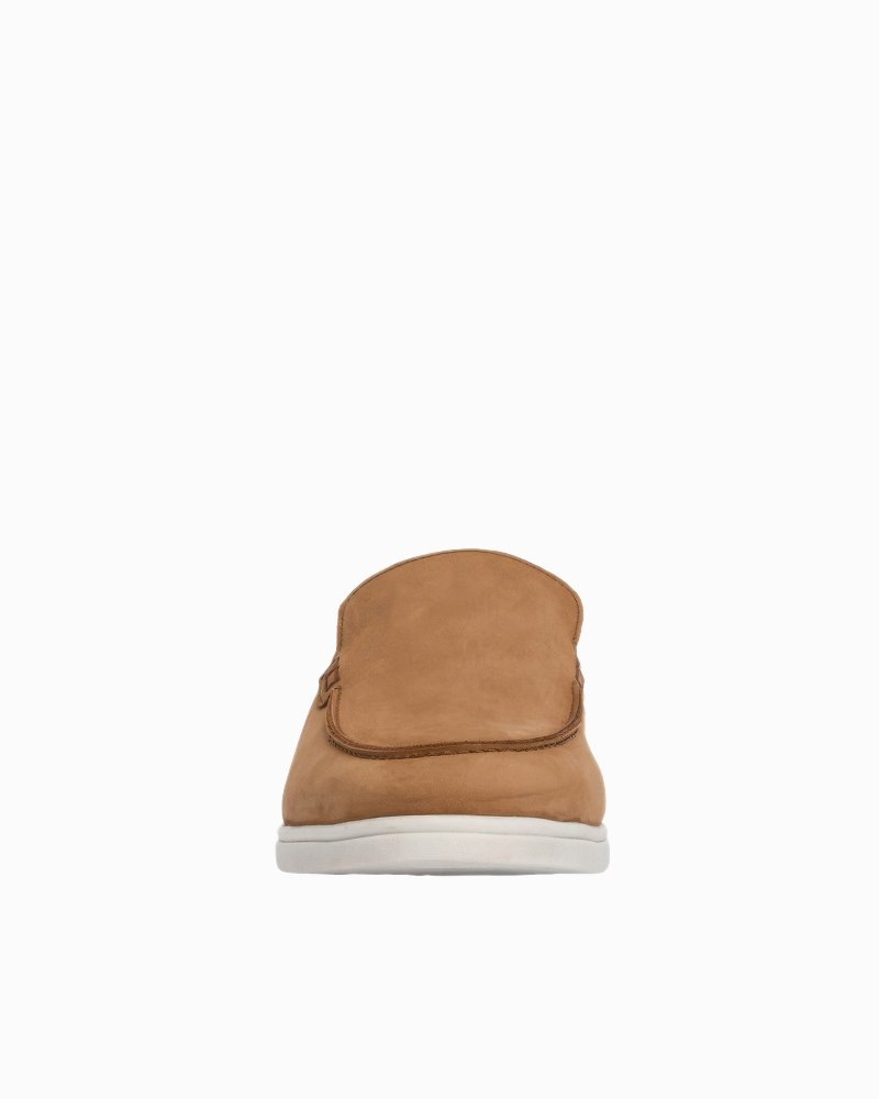 André Assous Maccan Tan Suede Loafers - Tan