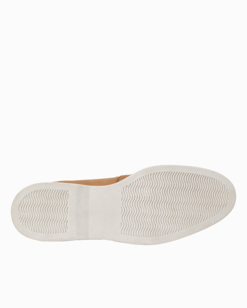 André Assous Maccan Tan Suede Loafers - Tan