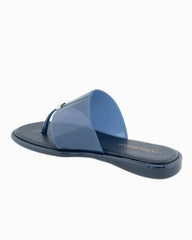André Assous Naama Navy Jelly Sandals - Navy