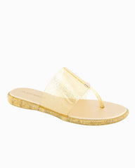 André Assous Naama Clear Jelly Sandals - Clear/Platino
