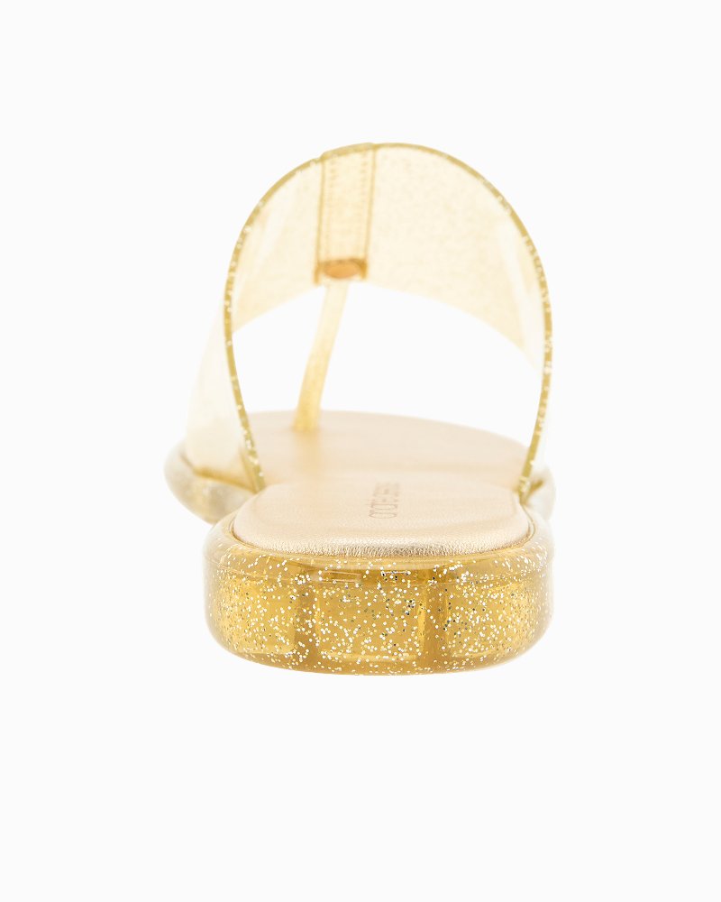 André Assous Naama Clear Jelly Sandals - Clear/Platino