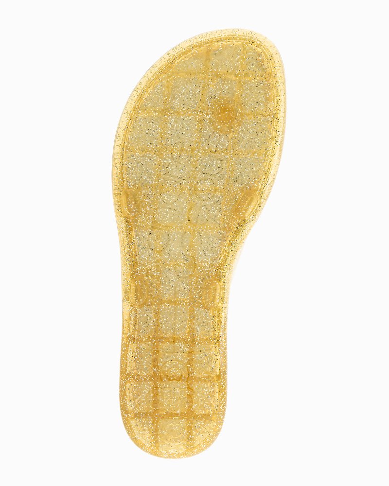 André Assous Naama Clear Jelly Sandals - Clear/Platino