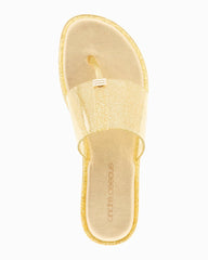 André Assous Naama Clear Jelly Sandals - Clear/Platino