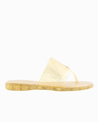 André Assous Naama Clear Jelly Sandals - Clear/Platino